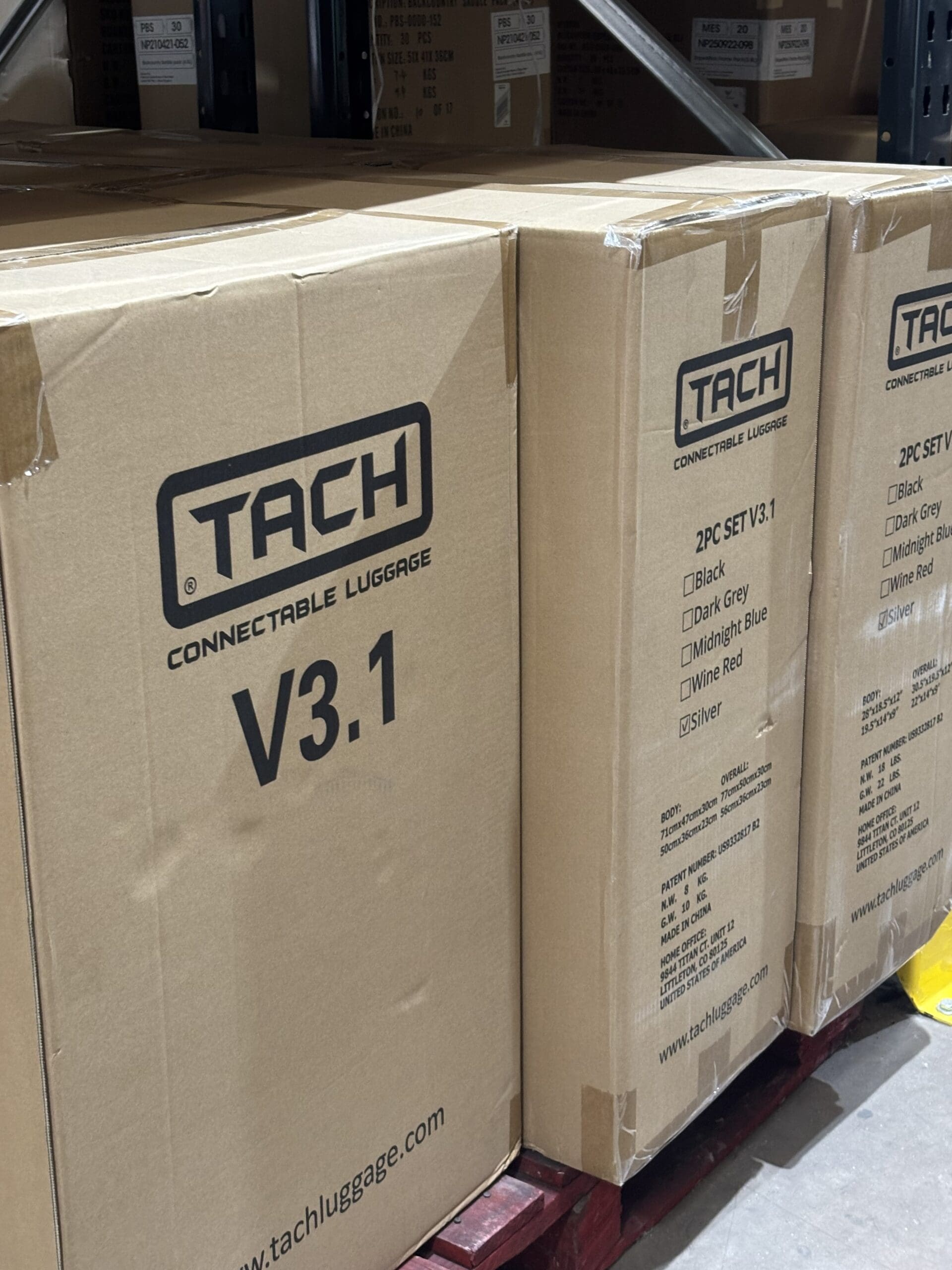 Tach Luggage Branding